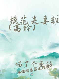 模范夫妻离婚了(高干)