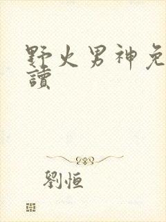野火男神免费阅读