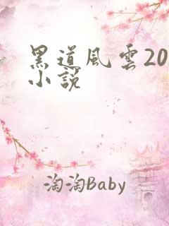 黑道风云20年小说