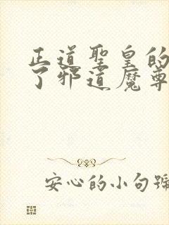 正道圣皇的我娶了邪道魔尊 小说