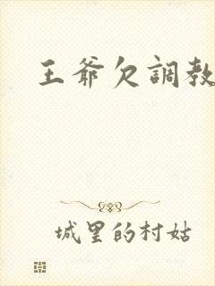 王爷欠调教