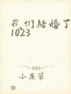 我们结婚了101023