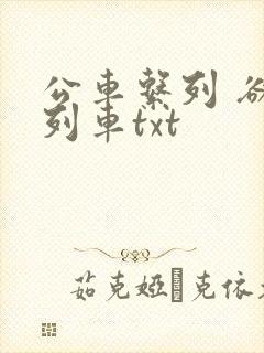公车系列 欲望列车txt