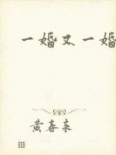一婚又一婚