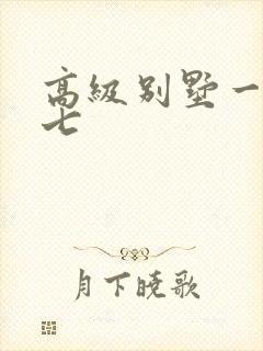 高级别墅一夜死七