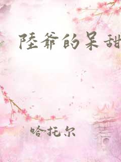 陆爷的呆甜萌妻