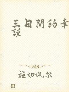 三日间的幸福小说