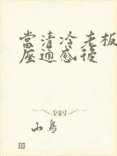 当清冷老板和插座通感后