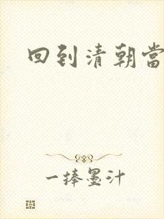 回到清朝当总统