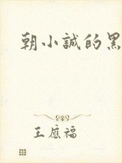 朝小诚的黑白