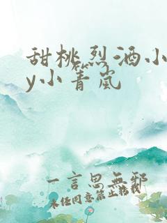 甜桃烈酒小说by小箐岚