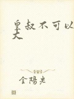 皇叔不可以 太大