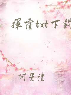挥霍txt下载