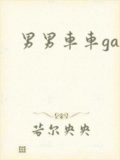 男男车车gay