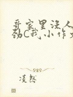 哥家里没人使点劲C我小作文小说