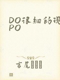 DO很细的现言PO