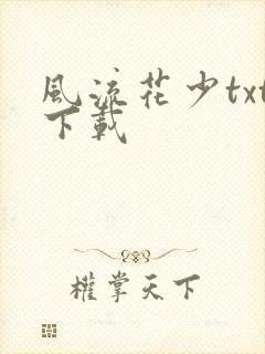 风流花少txt下载