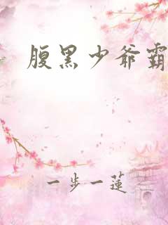 腹黑少爷霸道爱