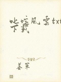 叱咤风云txt下载