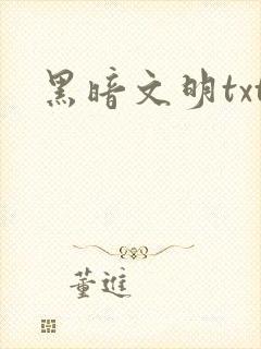 黑暗文明txt
