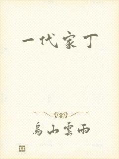 一代家丁