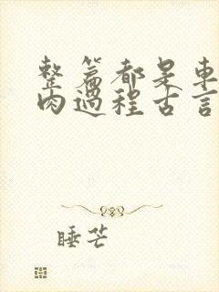 整篇都是车的多肉过程古言描写