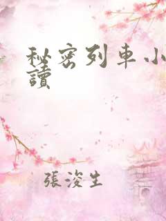 秘密列车小说阅读