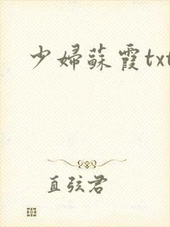 少妇苏霞txt