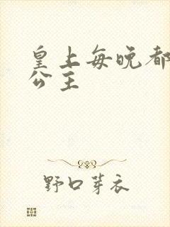 皇上每晚都要H公主