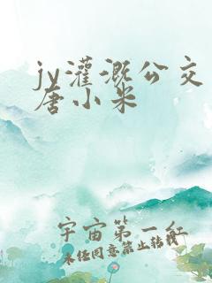 jy灌溉公交车唐小米