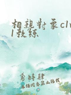 相亲对象c1v1教练