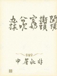 办公室撕开奶罩揉吮奶头视频