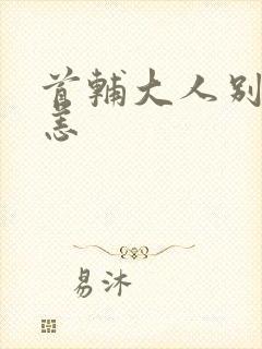 首辅大人别来无恙