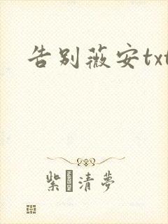 告别薇安txt