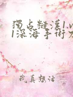 独占糙汉1.v1深海手术刀