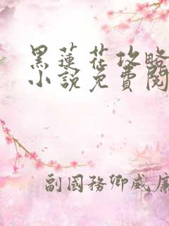 黑莲花攻略手册小说免费阅读全文