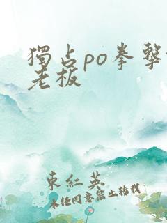 独占po拳击馆老板