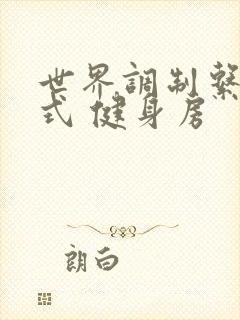 世界调制系统模式 健身房