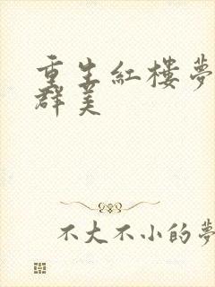 重生红楼梦之御群美