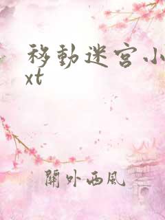 移动迷宫小说txt