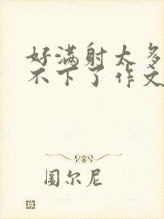 好满射太多了装不下了作文