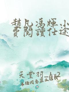 赵凡冯辉小说免费阅读仕途赵凡