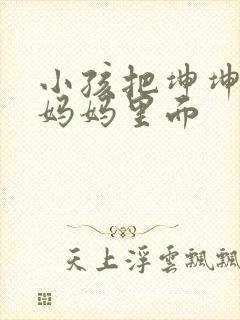 小孩把坤坤放入妈妈里面