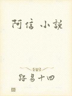 阿信 小说