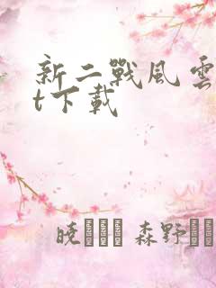 新二战风云txt下载