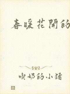春暖花开的小说