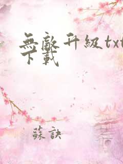 无敌升级txt下载