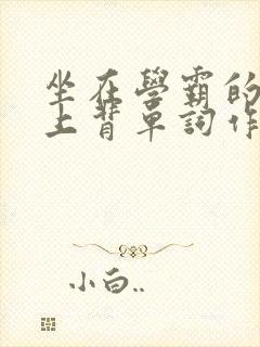 坐在学霸的棍子上背单词作者小说