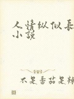 人情纵似长情月小说