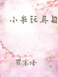 小米玩具日记